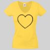 Lady-fit Valueweight V-Neck T-Shirt Thumbnail