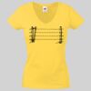 Lady-fit Valueweight V-Neck T-Shirt Thumbnail