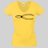 Lady-fit Valueweight V-Neck T-Shirt Thumbnail