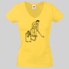 Lady-fit Valueweight V-Neck T-Shirt Thumbnail