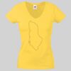Lady-fit Valueweight V-Neck T-Shirt Thumbnail
