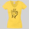 Lady-fit Valueweight V-Neck T-Shirt Thumbnail