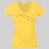 Lady-fit Valueweight V-Neck T-Shirt Thumbnail