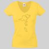 Lady-fit Valueweight V-Neck T-Shirt Thumbnail