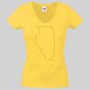 Lady-fit Valueweight V-Neck T-Shirt Thumbnail