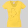 Lady-fit Valueweight V-Neck T-Shirt Thumbnail