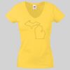 Lady-fit Valueweight V-Neck T-Shirt Thumbnail