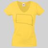 Lady-fit Valueweight V-Neck T-Shirt Thumbnail