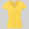 Lady-fit Valueweight V-Neck T-Shirt Thumbnail