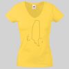Lady-fit Valueweight V-Neck T-Shirt Thumbnail