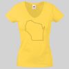 Lady-fit Valueweight V-Neck T-Shirt Thumbnail
