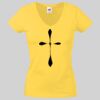 Lady-fit Valueweight V-Neck T-Shirt Thumbnail