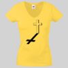 Lady-fit Valueweight V-Neck T-Shirt Thumbnail