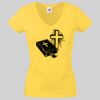 Lady-fit Valueweight V-Neck T-Shirt Thumbnail