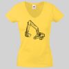 Lady-fit Valueweight V-Neck T-Shirt Thumbnail