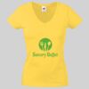 Lady-fit Valueweight V-Neck T-Shirt Thumbnail