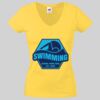 Lady-fit Valueweight V-Neck T-Shirt Thumbnail