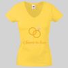Lady-fit Valueweight V-Neck T-Shirt Thumbnail