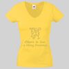 Lady-fit Valueweight V-Neck T-Shirt Thumbnail