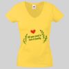 Lady-fit Valueweight V-Neck T-Shirt Thumbnail
