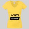Lady-fit Valueweight V-Neck T-Shirt Thumbnail