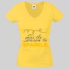 Lady-fit Valueweight V-Neck T-Shirt Thumbnail