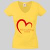 Lady-fit Valueweight V-Neck T-Shirt Thumbnail