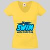 Lady-fit Valueweight V-Neck T-Shirt Thumbnail