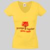Lady-fit Valueweight V-Neck T-Shirt Thumbnail
