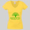 Lady-fit Valueweight V-Neck T-Shirt Thumbnail