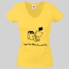 Lady-fit Valueweight V-Neck T-Shirt Thumbnail