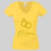 Lady-fit Valueweight V-Neck T-Shirt Thumbnail