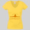 Lady-fit Valueweight V-Neck T-Shirt Thumbnail